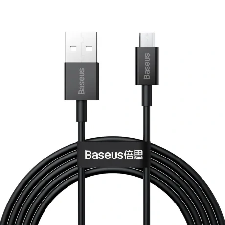 Cablu Alimentare si Date Baseus Superior Fast Charging USB la Micro-USB 2A 2m Negru
