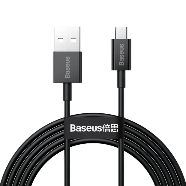 Cablu Alimentare si Date Baseus Superior Fast Charging USB la Micro-USB 2A 2m Negru