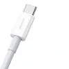 Cablu Alimentare si Date Baseus Superior Fast Charging Data Cable USB la USB Type-C 66W 1m Alb