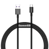 Cablu Alimentare si Date Baseus Superior Fast Charging USB la USB Type-C 66W 1m Negru