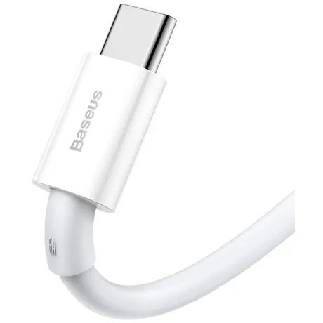 Cablu Alimentare si Date Baseus Superior Fast Charging USB la USB Type-C 66W 2m Alb