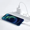 Cablu Alimentare si Date Baseus Superior Fast Charging USB Type-C la Lightning Iphone PD 20W 2m Alb