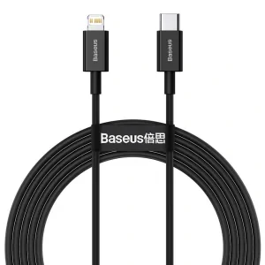 Cablu Alimentare si Date Baseus Superior Fast Charging USB Type-C la Lightning Iphone PD 20W 2m Negru