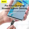 Cablu Alimentare si Date Baseus Superior Fast Charging USB Type-C la USB Type-C 100W 2m Alb