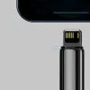 Cablu Alimentare si Date Baseus Tungsten Gold Fast Charging USB la Lightning Iphone 2.4A braided 1m Negru