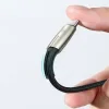 Cablu Alimentare si Date Baseus Water Drop-shaped Lamp Fast Charging USB la USB Type-C 66W braided LED 1m Negru