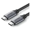 Cablu alimentare si date Ugreen US161 fast charging USB Type-C la USB Type-C 1.5m gri