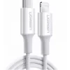 Cablu alimentare si date Ugreen US171 fast charging USB la Lightning Iphone 1m alb