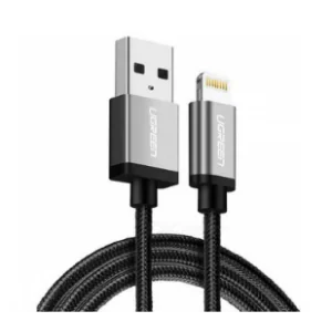 Cablu alimentare si date Ugreen US199 fast charging USB la Lightning Iphone 1m negru