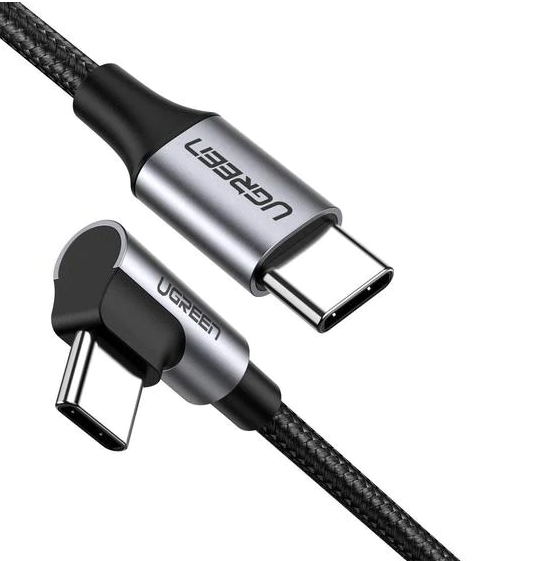 Cablu alimentare si date Ugreen US255 fast charging USB Type-C la USB Type-C 2m gri thumb