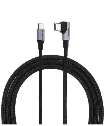 Cablu alimentare si date Ugreen US255 fast charging USB Type-C la USB Type-C 2m gri thumb