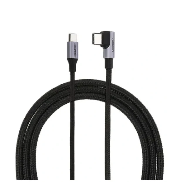 Cablu alimentare si date Ugreen US255 fast charging USB Type-C la USB Type-C 2m gri