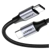 Cablu alimentare si date Ugreen US261 fast charging USB Type-C la USB Type-C 1.5m gri