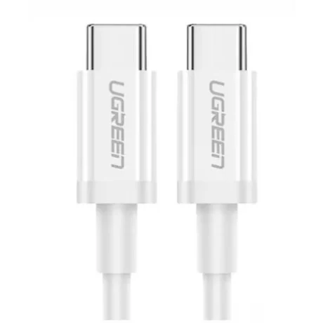 Cablu alimentare si date Ugreen US264 fast charging USB Type-C la USB Type-C 1m alb