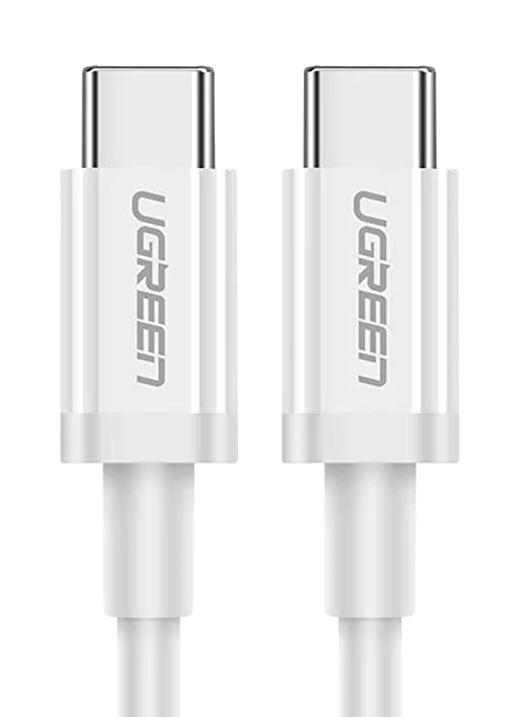 Cablu alimentare si date Ugreen US264 fast charging USB Type-C la USB Type-C 1.5m alb thumb