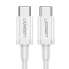 Cablu alimentare si date Ugreen US264 fast charging USB Type-C la USB Type-C 1.5m alb