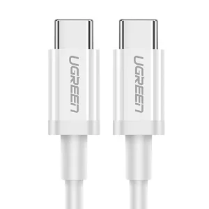 Cablu alimentare si date Ugreen US264 fast charging USB Type-C la USB Type-C 1.5m alb