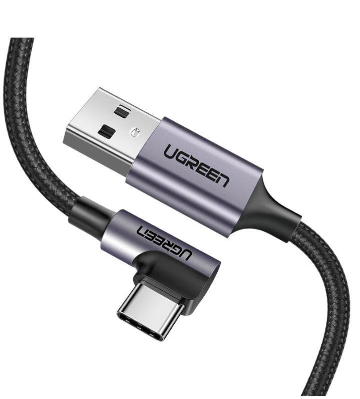 Cablu alimentare si date Ugreen US284 fast charging USB la USB Type-C 1m negru thumb