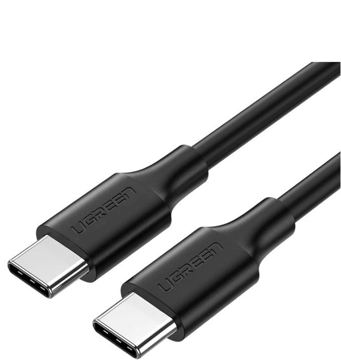 Cablu alimentare si date Ugreen US286 fast charging USB Type-C la USB Type-C 0.5m negru thumb