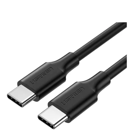 Cablu alimentare si date Ugreen US286 fast charging USB Type-C la USB Type-C 0.5m negru