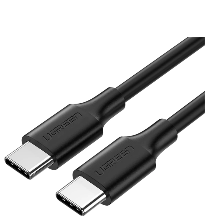 Cablu alimentare si date Ugreen US286 fast charging USB Type-C la USB Type-C 1.5m negru thumb