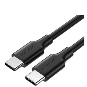 Cablu alimentare si date Ugreen US286 fast charging USB Type-C la USB Type-C 1.5m negru