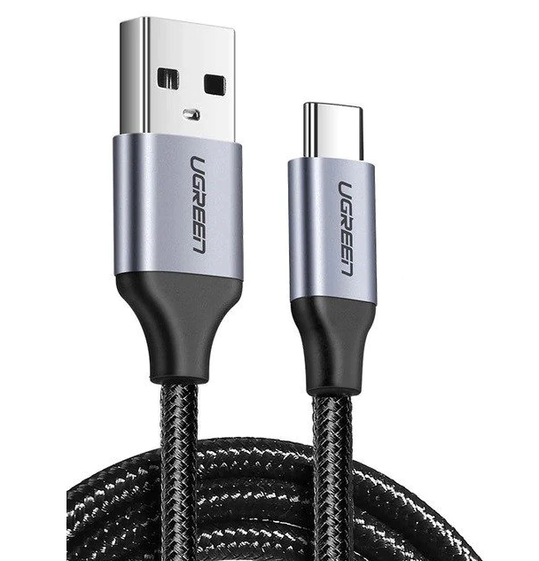 Cablu alimentare si date Ugreen US288 fast charging USB 2.0 la USB Type-C 0.5m negru thumb