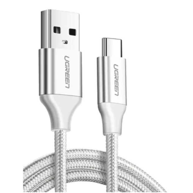 Cablu alimentare si date Ugreen US288 fast charging USB la USB Type-C 1.5m alb