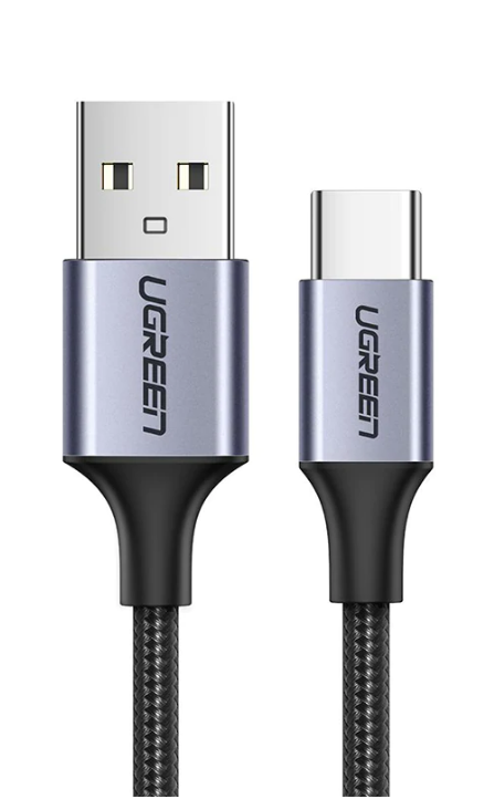 Cablu alimentare si date Ugreen US288 fast charging USB la USB Type-C 1m negru thumb