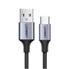 Cablu alimentare si date Ugreen US288 fast charging USB la USB Type-C 3m gri