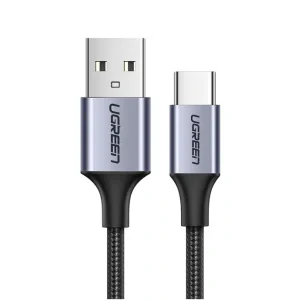 Cablu alimentare si date Ugreen US288 fast charging USB la USB Type-C 3m gri