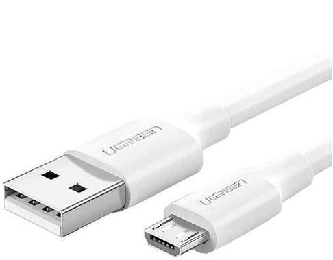 Cablu alimentare si date Ugreen US289 fast charging USB la Micro-USB 2m alb thumb
