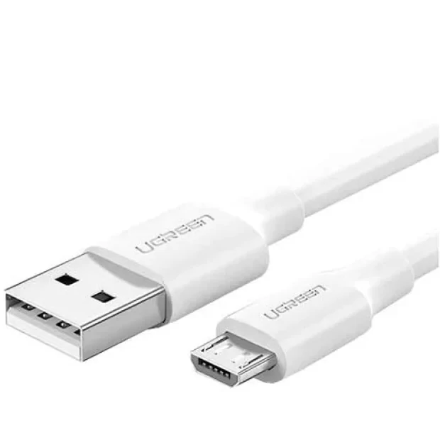 Cablu alimentare si date Ugreen US289 fast charging USB la Micro-USB 2m alb