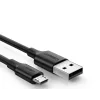 Cablu alimentare si date Ugreen US289 fast charging USB la Micro-USB 2m negru
