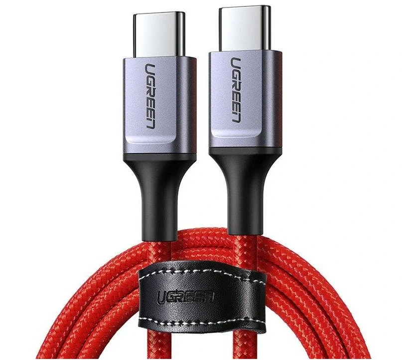 Cablu alimentare si date Ugreen US294 fast charging USB Type-C la USB Type-C 1m rosu thumb