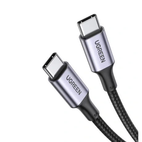 Cablu alimentare si date Ugreen US316 fast charging USB Type-C la USB Type-C 1m negru