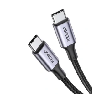 Cablu alimentare si date Ugreen US316 fast charging USB Type-C la USB Type-C 2m negru