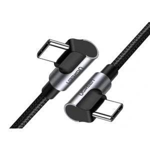 Cablu alimentare si date Ugreen US323 fast charging USB Type-C la USB Type-C 1m negru