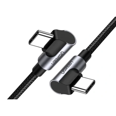 Cablu alimentare si date Ugreen US323 fast charging USB Type-C la USB Type-C 1m negru