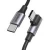 Cablu alimentare si date Ugreen US334 fast charging USB Type-C la USB Type-C 1m negru