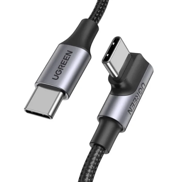 Cablu alimentare si date Ugreen US334 fast charging USB Type-C la USB Type-C 1m negru