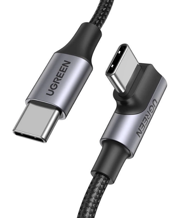 Cablu alimentare si date Ugreen US334 fast charging USB Type-C la USB Type-C 2m negru thumb