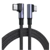 Cablu alimentare si date Ugreen US335 fast charging USB Type-C la USB Type-C 1m negru