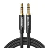 Cablu audio Ugreen AV112 stereo 3.5 mm jack (T) la 3.5 mm jack (T) 2m negru