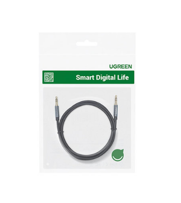 Cablu audio Ugreen AV112 stereo 3.5 mm jack (T) la 3.5 mm jack (T) 2m negru thumb