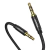 Cablu audio Ugreen AV112 stereo 3.5 mm jack (T) la 3.5 mm jack (T) 2m negru