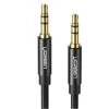 Cablu audio Ugreen AV112 stereo 3.5 mm jack T/T 1m negru