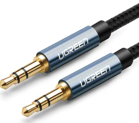 Cablu audio Ugreen AV112 stereo 3.5 mm jack T/T 1m albastru thumb