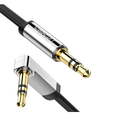 Cablu Audio Ugreen AV119 stereo 3.5 mm jack (T) la 3.5 mm jack (T) 0.5m Negru