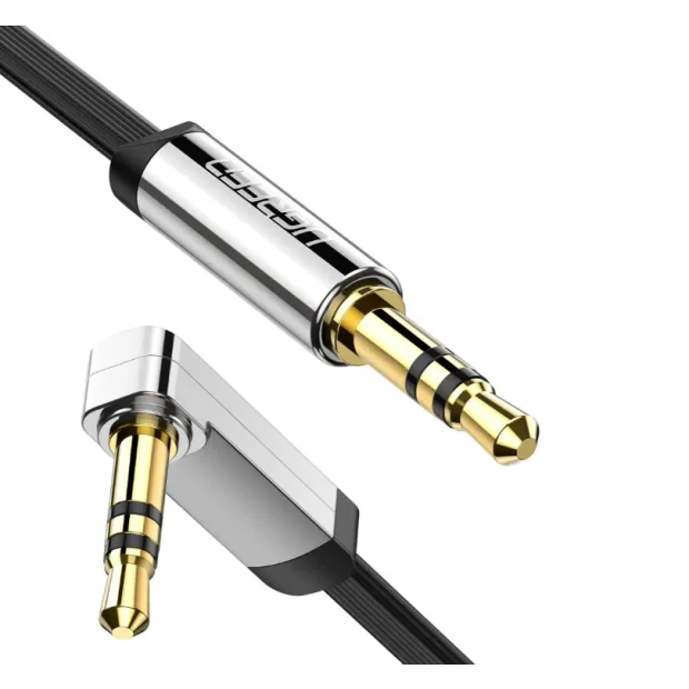 Cablu Audio Ugreen AV119 stereo 3.5 mm jack (T) la 3.5 mm jack (T) 0.5m Negru